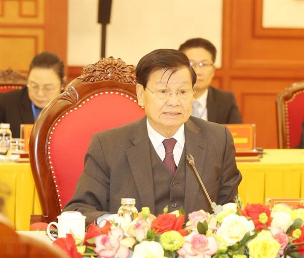 ttxvn_cuoc gap cap cao Viet Nam-Lao 5.jpg