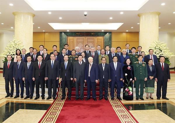 ttxvn_cuoc gap cap cao Viet Nam-Lao 7.jpg