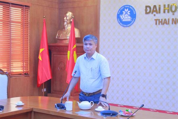 PGS.TS Trần Thanh Vân, Phó Giám đốc Đại học Thái Nguyên phát biểu tại chương trình.