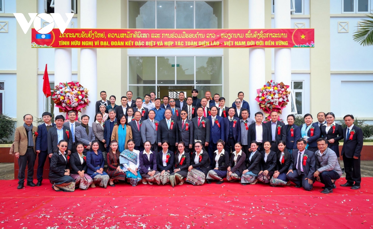 khanh thanh va ban giao Dai phat thanh phat hinh tinh xaysomboun, lao hinh anh 12