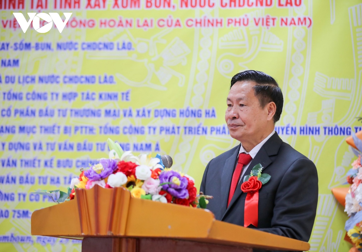 khanh thanh va ban giao Dai phat thanh phat hinh tinh xaysomboun, lao hinh anh 3