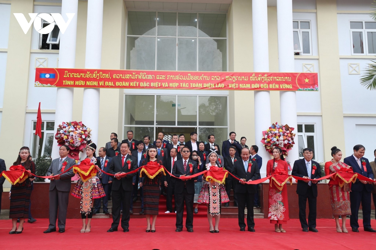 khanh thanh va ban giao Dai phat thanh phat hinh tinh xaysomboun, lao hinh anh 7